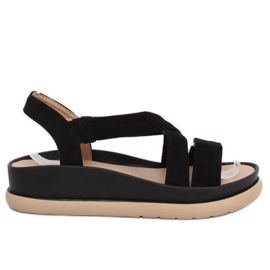 Sandali neri da donna G-199 Black nero