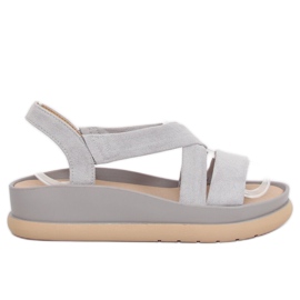 Sandali grigi da donna G-199 Grey grigio