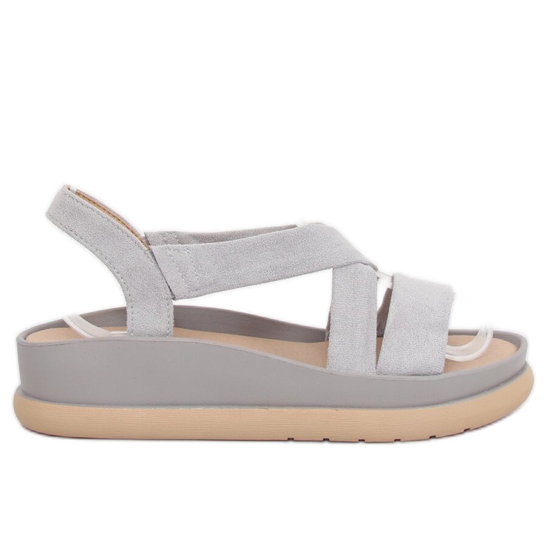 Sandali grigi da donna G-199 Grey grigio