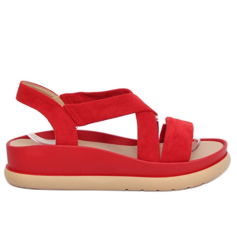 Sandali rossi da donna G-199 Red rosso