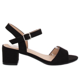 Sandali neri con tacco alto 8103 Black nero