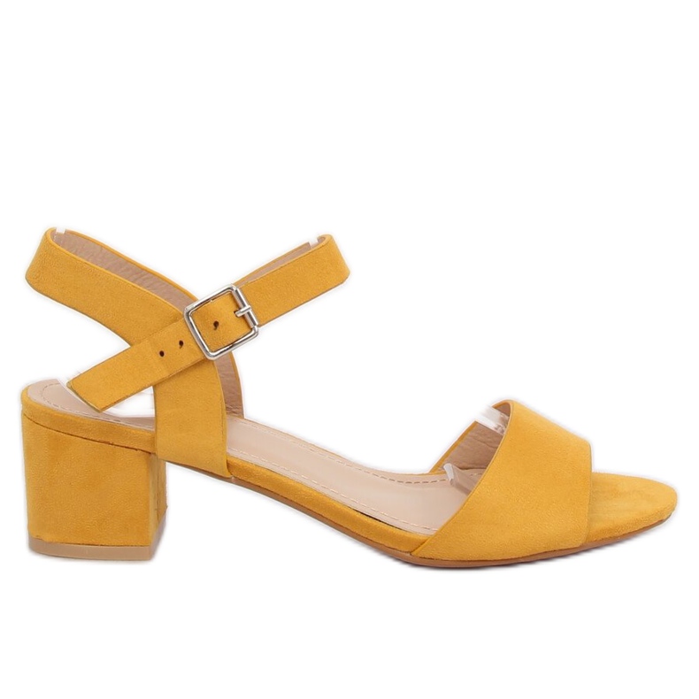 Sandali gialli con tacco alto 8103 Giallo