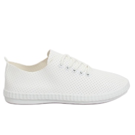 Sneakers bianche da donna B111-17 Allwhite bianca