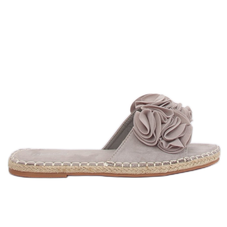 Grigio Pantofole grigie da donna L2777 Grigio marrone