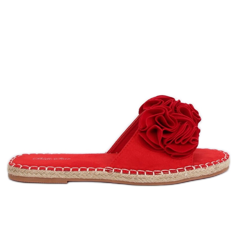 Red Pantofole rosse da donna L2777 Red rosso