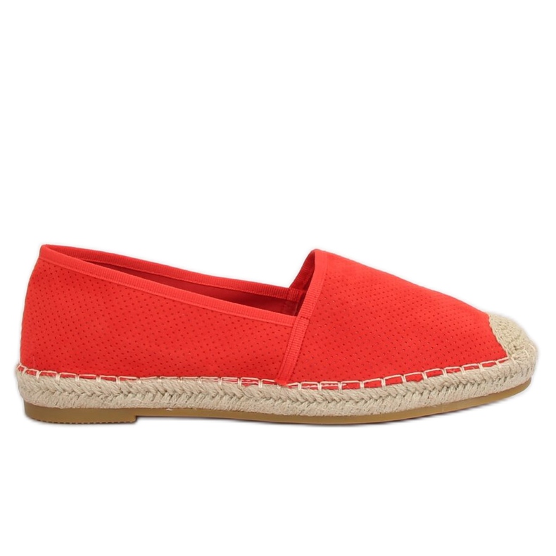 Espadrillas rosse da donna 4855 Coral rosso