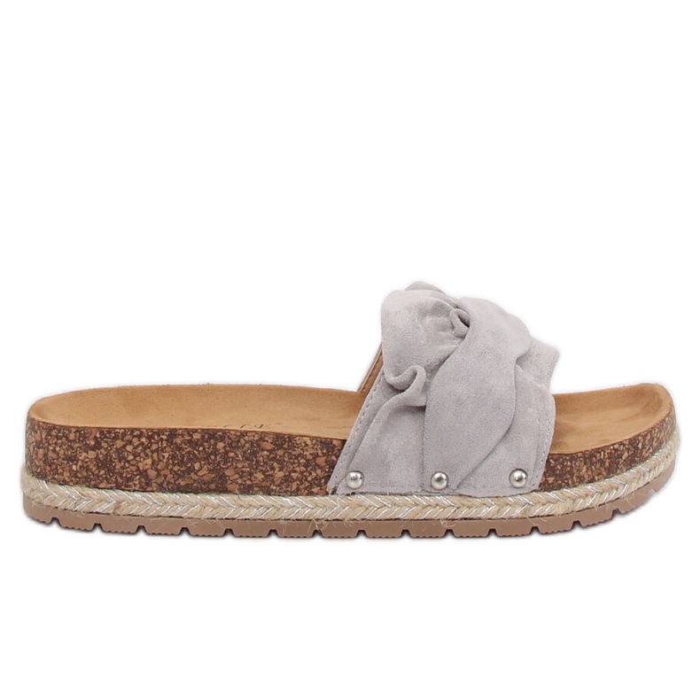Espadrillas grigie grigie BJS-002 Grigie grigio multicolore