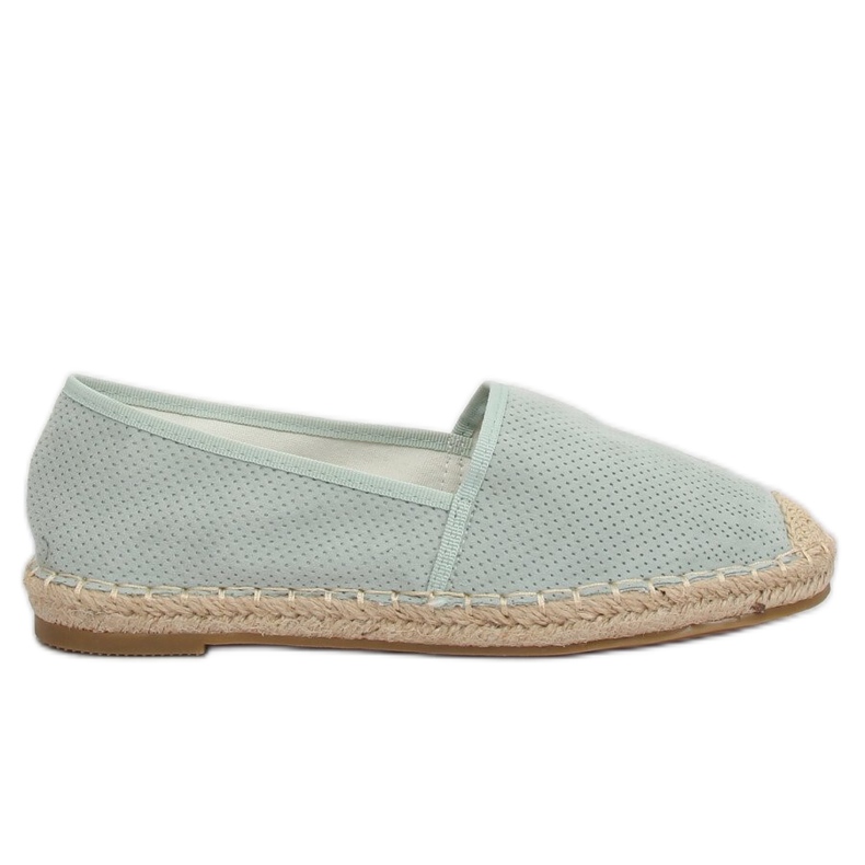 Espadrillas da donna acquamarina N-2978 L.GREEN verde