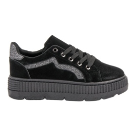 SHELOVET Scarpe da ginnastica nere nero