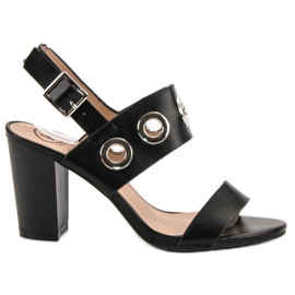 Kylie Sandali neri con tacco alto nero