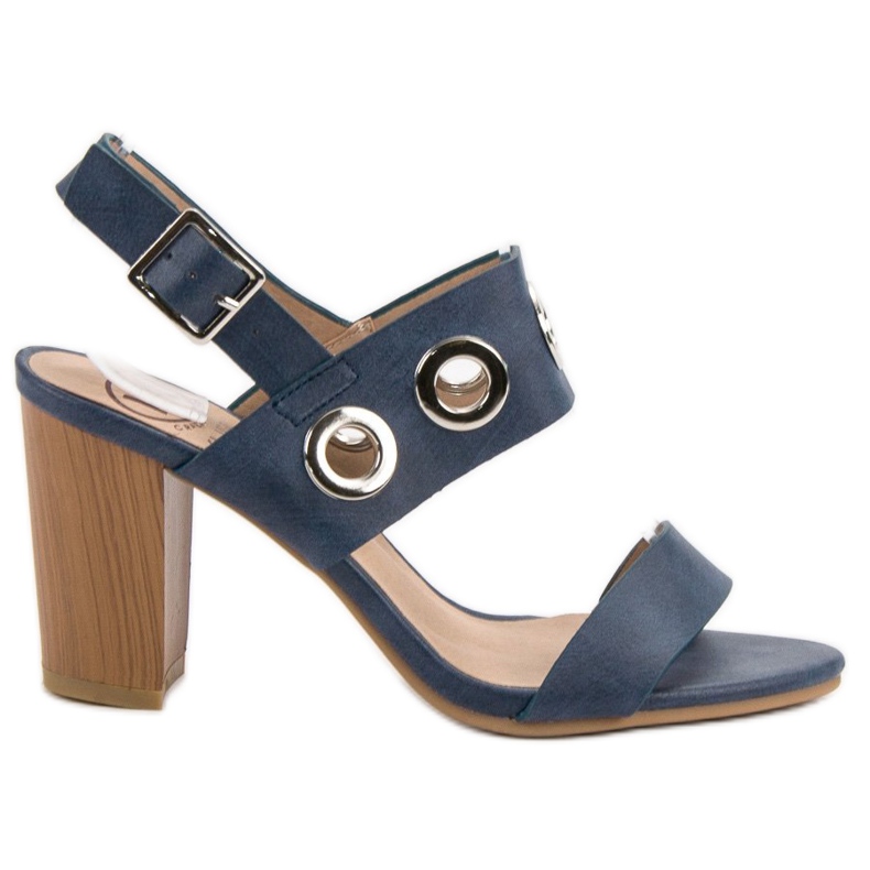 Kylie Sandali blu con tacco alto