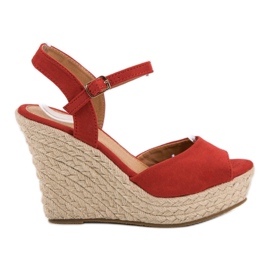 Sandali rossi rosso