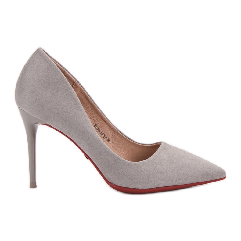 Jumex Tacchi in pelle scamosciata grigio