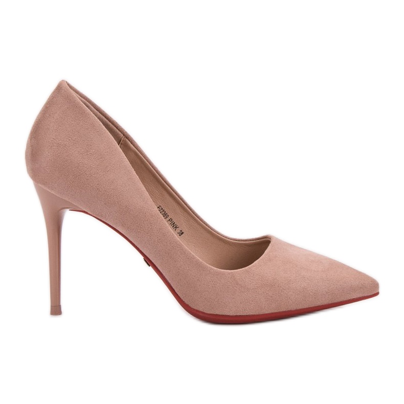 Jumex Tacchi in pelle scamosciata rosa