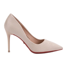 Jumex Tacchi in pelle scamosciata beige