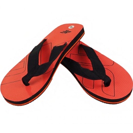 4F M H4L19 KLM003 70S ciabatte arancioni nero arancia