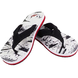 Ciabatte 4F H4L19 KLM004 90A bianca nero multicolore