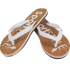 Pantofole 4f W H4L19-KLD002 10S bianco marrone