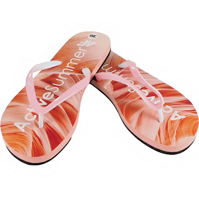 Pantofole 4f W H4L19-KLD004 64S salmone multicolore multicolore