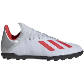 Scarpe da calcio Adidas X 19.3 Tf Jr F35358 bianco bianco