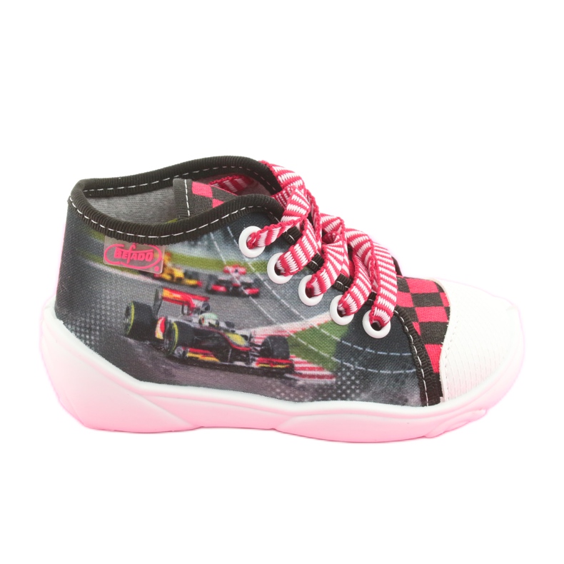 Scarpe per bambini Befado 218P050 nero grigio rosso