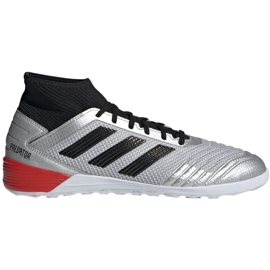 Scarpe indoor adidas Predator 19.3 In M F35614 grigio argento