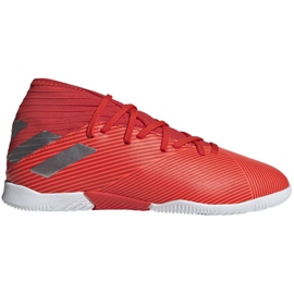 Scarpe indoor adidas Nemeziz 19.3 In Jr F99945 rosso rosso