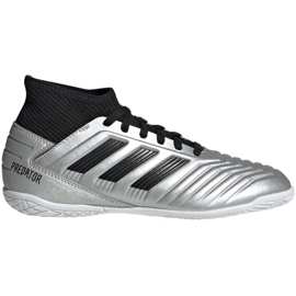 Scarpe indoor adidas Predator 19.3 In Jr G25806 grigio argento