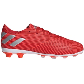 Scarpe da calcio Adidas Nemeziz 19.4 FxG Jr F99948 rosso rosso