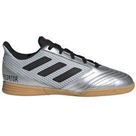 Scarpe indoor adidas Predator 19.1 In Sala Jr G25829 multicolore argento