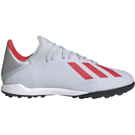 Scarpe da calcio Adidas X 19.3 Tf M F35374 multicolore grigio