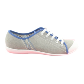 Scarpe giovanili Befado 248Q020 blu grigio