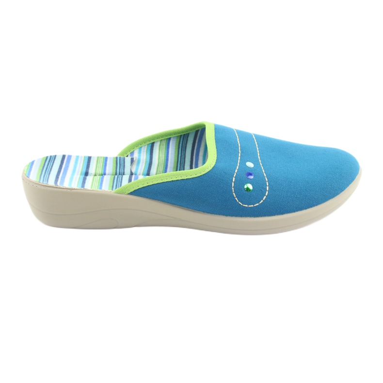 Scarpe da donna Befado pu 552D008 blu verde