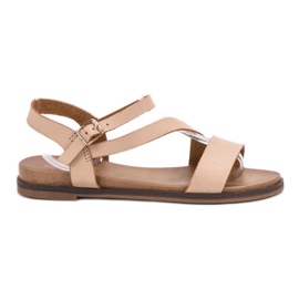 SHELOVET Sandali casual marrone