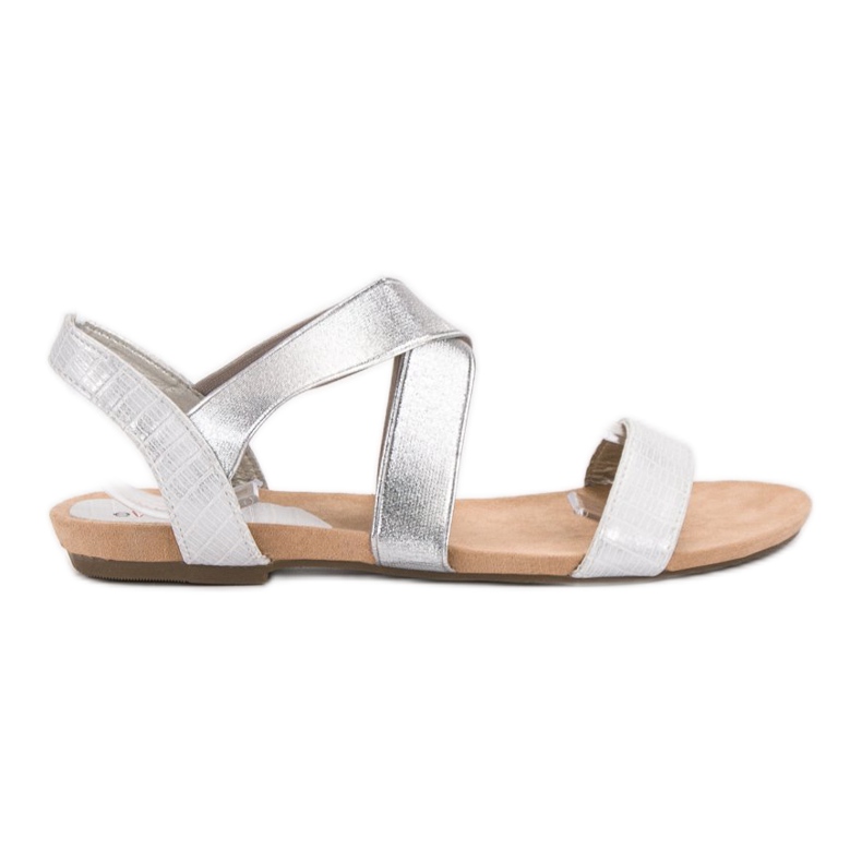 Evento Sandali slip-on con elastico grigio