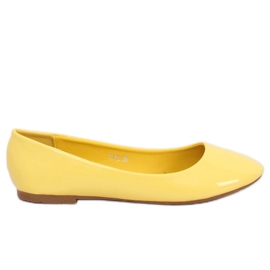 Ballerine laccate gialle T176 Giallo