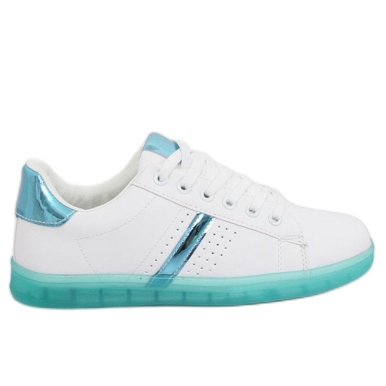 Sneakers da donna bianche e verdi 2B9XX923 WHITE / GREEN bianca verde