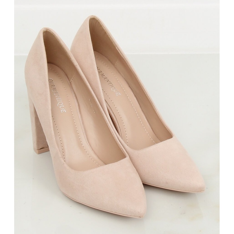 Décolleté sul palo beige 4008 Beige