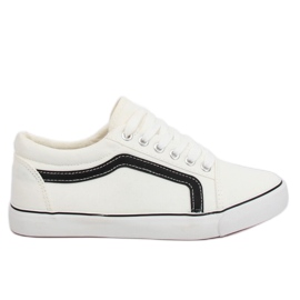 Sneakers da donna bianche BL117P White bianca
