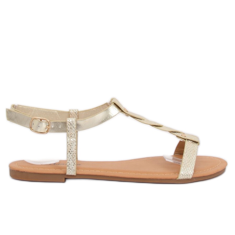 Sandali dorati da donna S060071 Oro d'oro