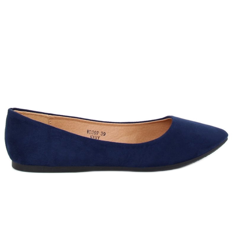 Ballerine mandorla blu navy punte WD39P Navy