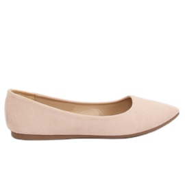 Ballerine mandorla beige punte WD39P Beige