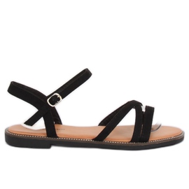 Sandali neri da donna WL255 Black nero