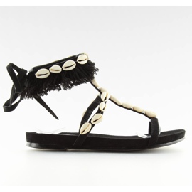 Sandali con guscio nero 8225 Nero II-GAT
