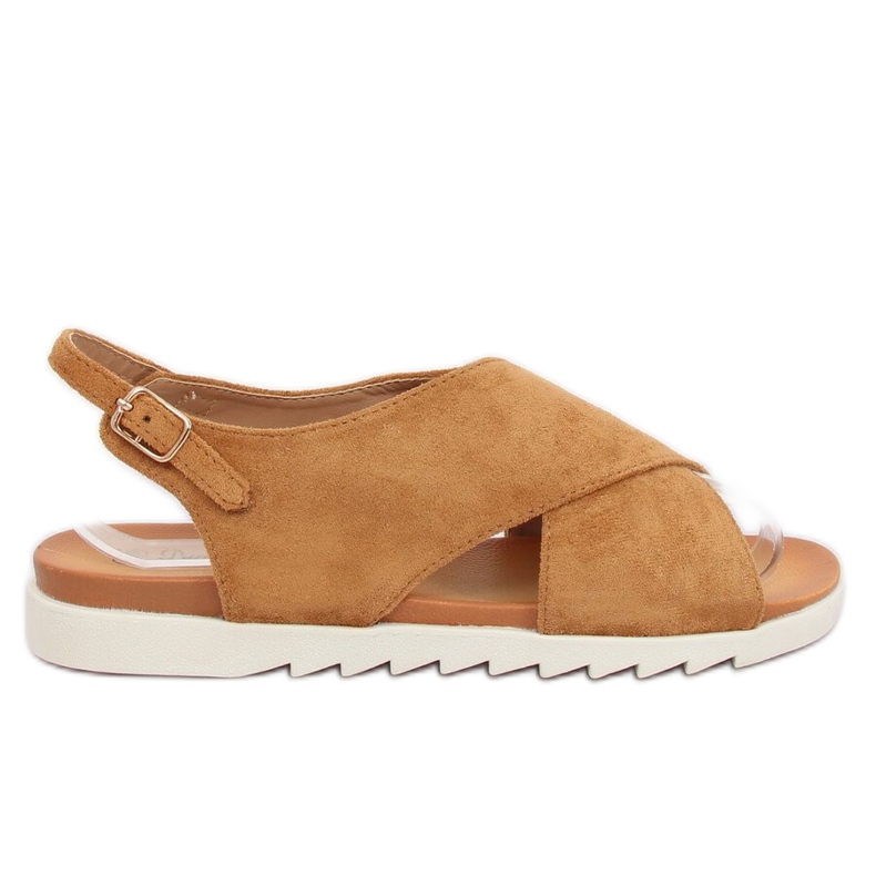 Cammello 9003 Sandali da donna color cammello marrone