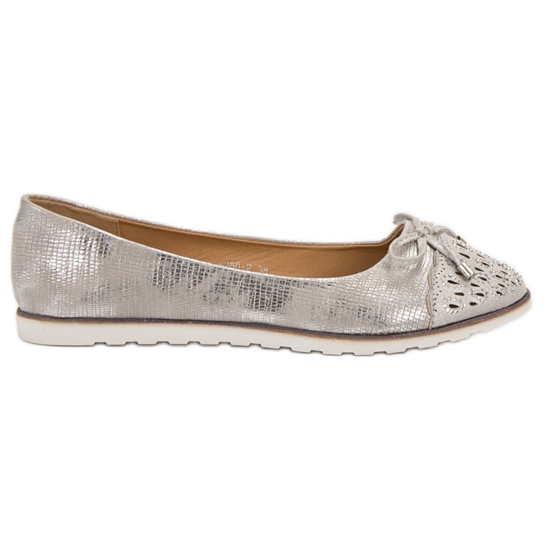 SHELOVET Ballerine casual grigio