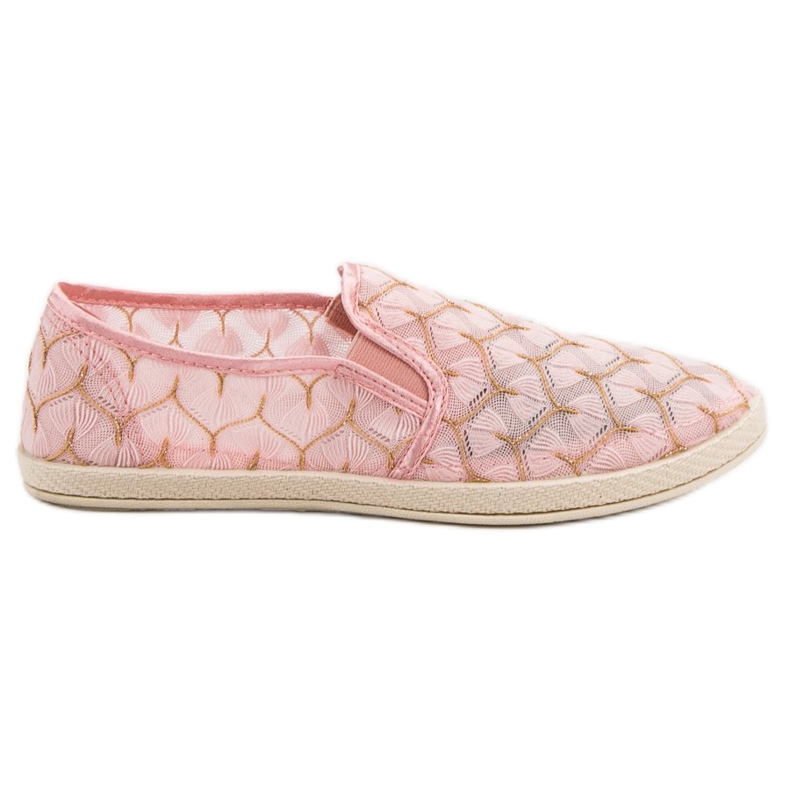 Slip in pizzo VICES rosa