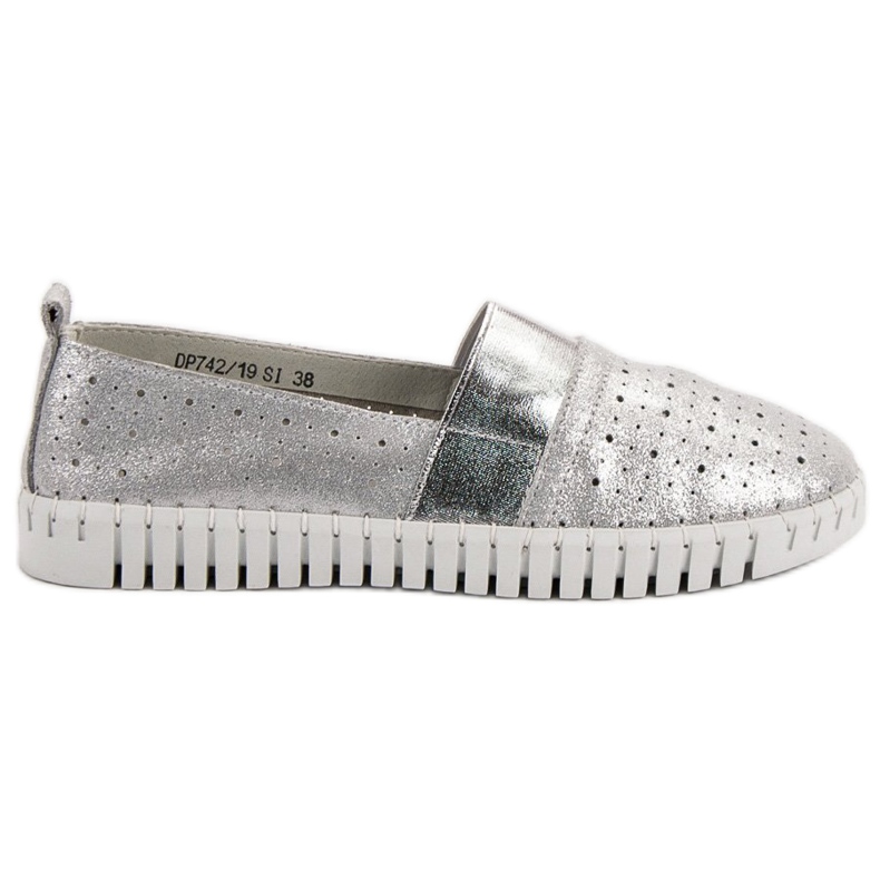 Filippo Scarpe Slip-on Con Glitter grigio
