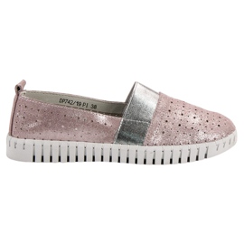 Filippo Scarpe Slip-on Con Glitter rosa