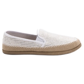 SHELOVET Espadrillas bianche bianca